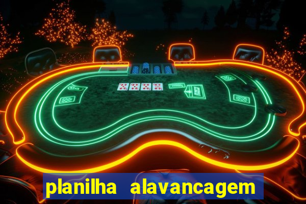 planilha alavancagem de banca